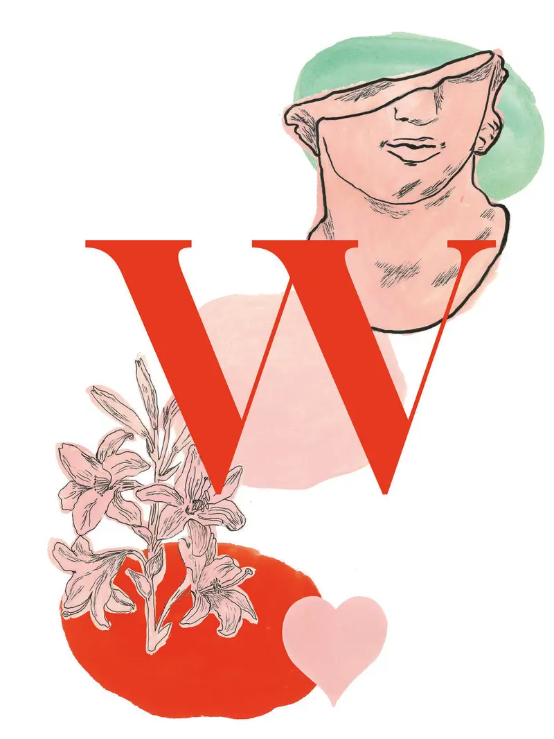 Lettre W - Cadre Alphabet A Spell On You, Mary Clerté
