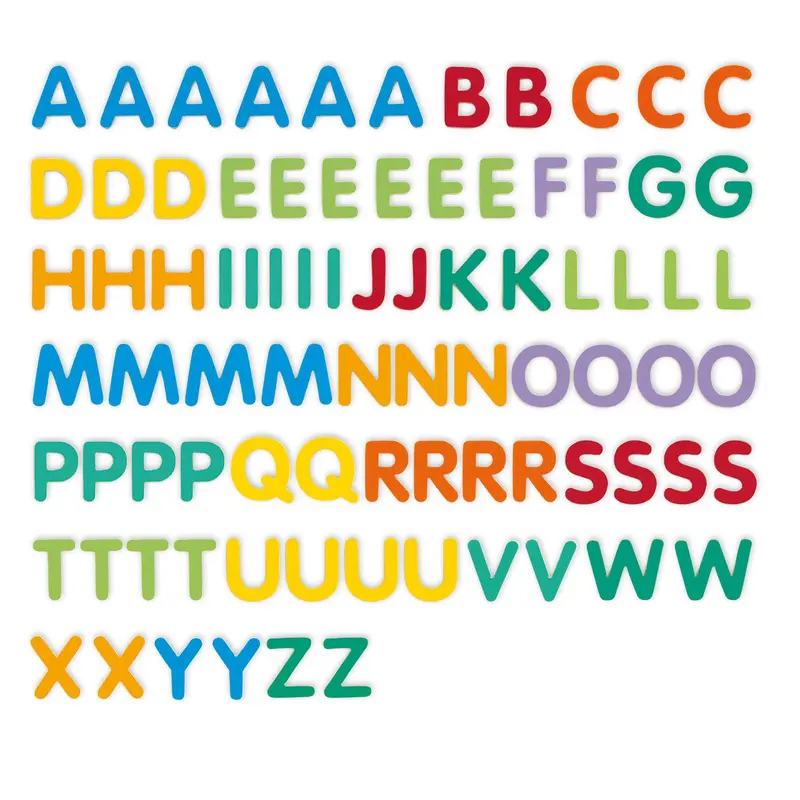 Lettres magnétiques bois x83