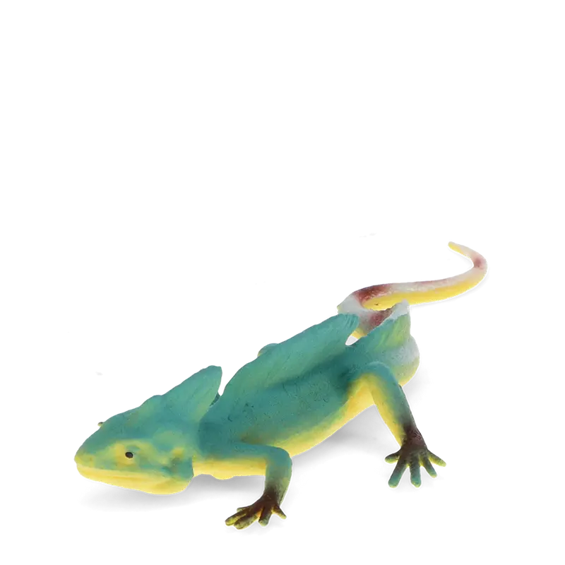 Lézard réaliste à double couronne