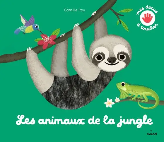 Livre à toucher - Animaux de la jungle