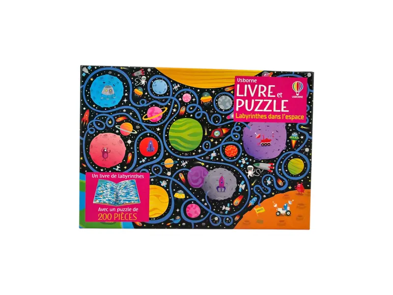 Livre et puzzle - Labyrinthes dans l'espace- Édition 2022