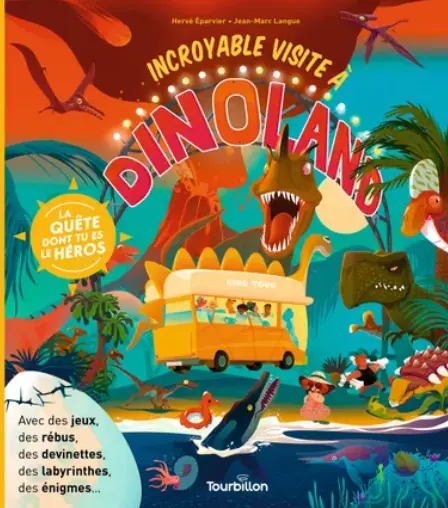 Livre-jeu Dinoland - énigmes