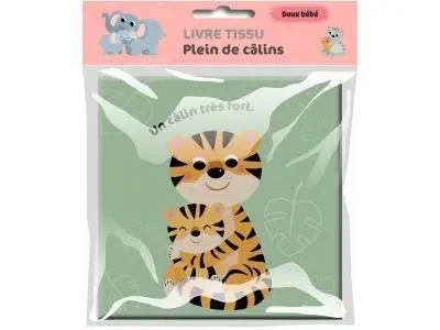 Livre tissu Plein de câlins