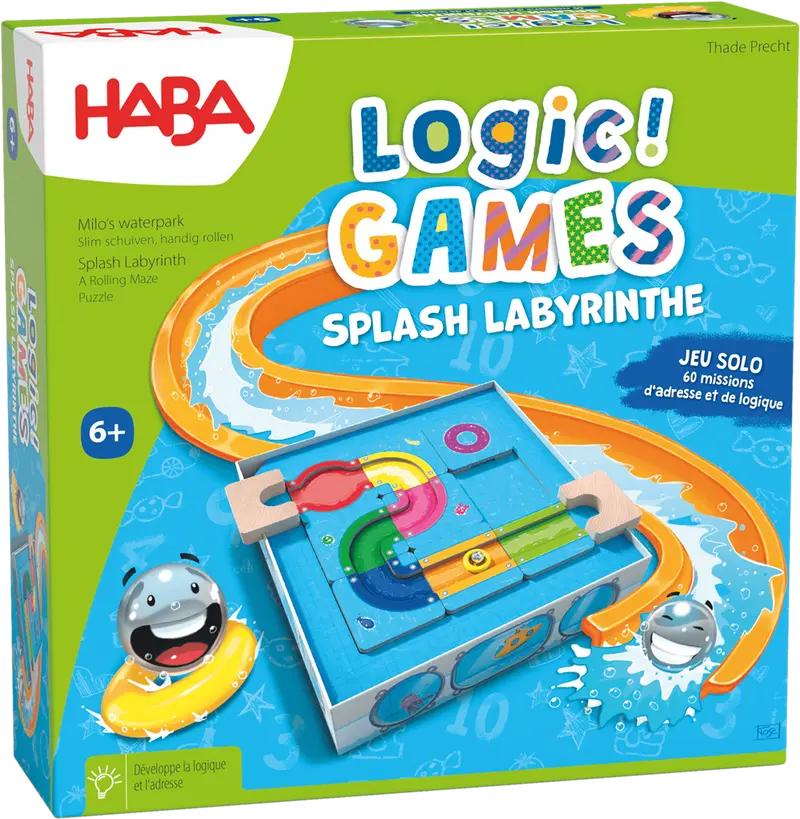 Logic ! Games Splash Labyrinthe - 60 défis