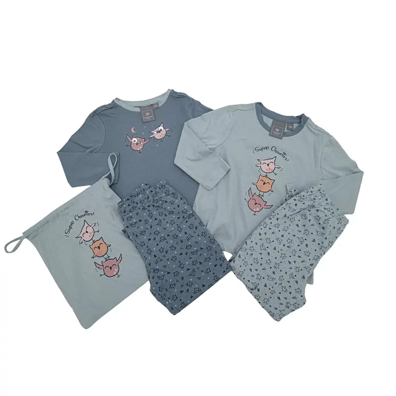 Lot de 2 pyjamas 2 pièces chouettes — 2 ans