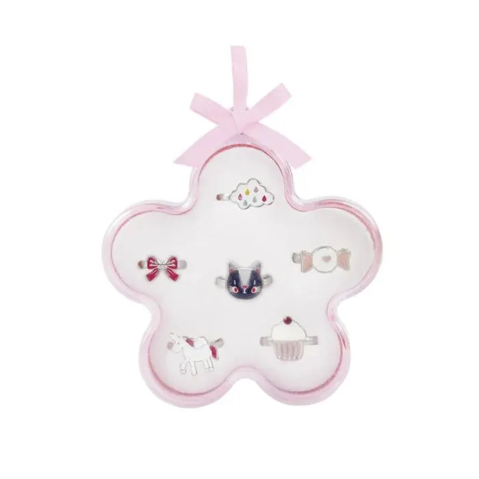 Lot de 6 Bagues - Sweet Treats