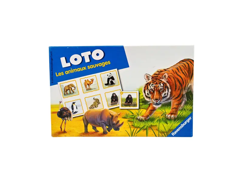 Loto les animaux sauvages