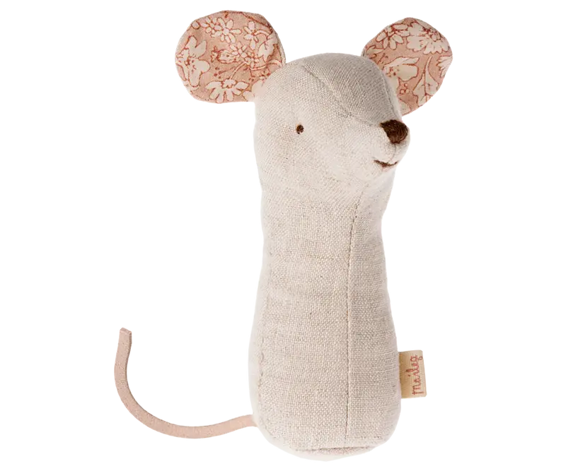 Lullaby friends, hochet Souris - Blanc "Nature"