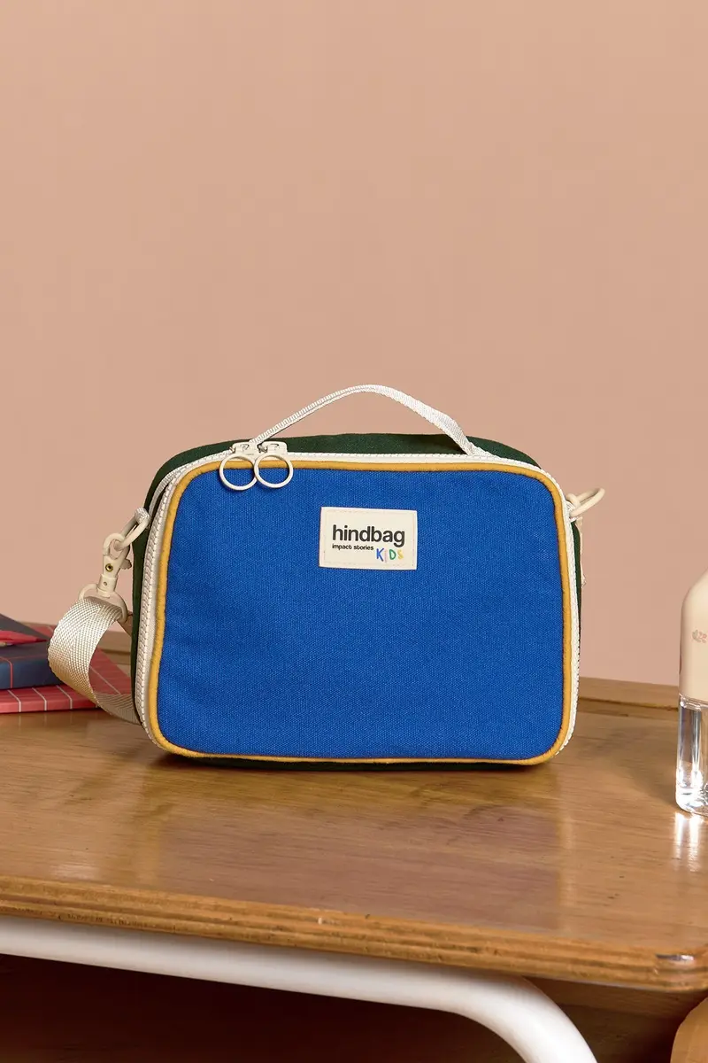 Lunchbag enfant Elsa Tricolore Bleu électrique