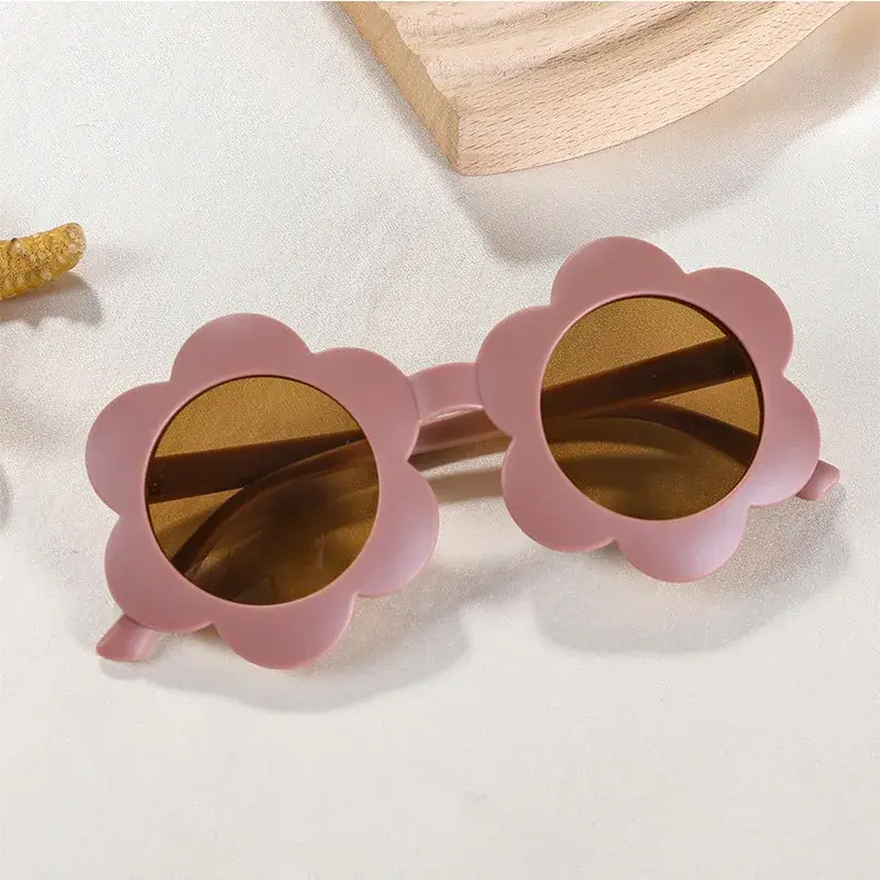 Lunettes de Soleil Bébé Fleur – UV400 Catégorie 3, 16 mois à 8 ans