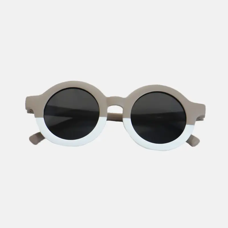 Lunettes de soleil Enfant Hop'Pop – CAT 3 – Bicolore Taupe Imparfait