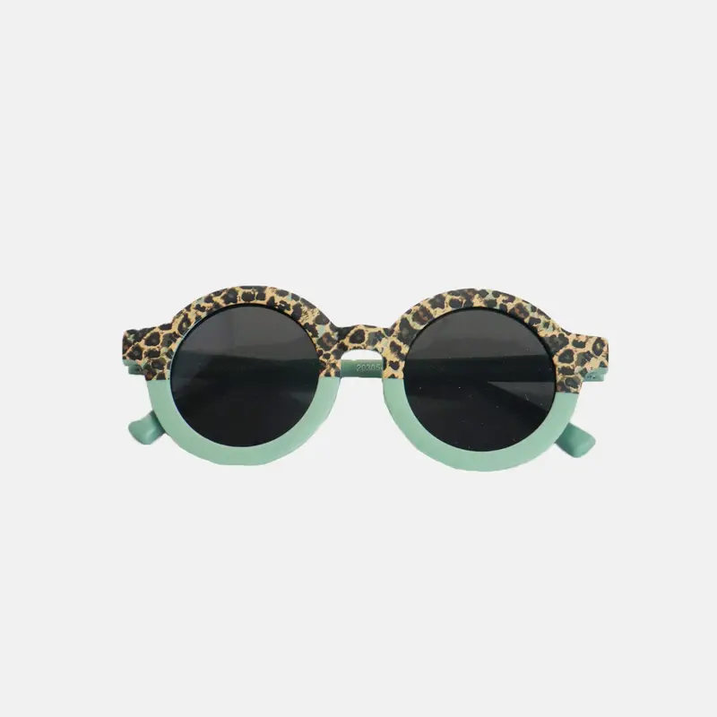 Lunettes de Soleil Enfant Hop'Pop – CAT 3 – Léopard Vert