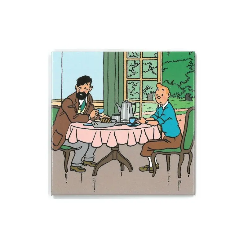 Magnet tintin Déjeuner