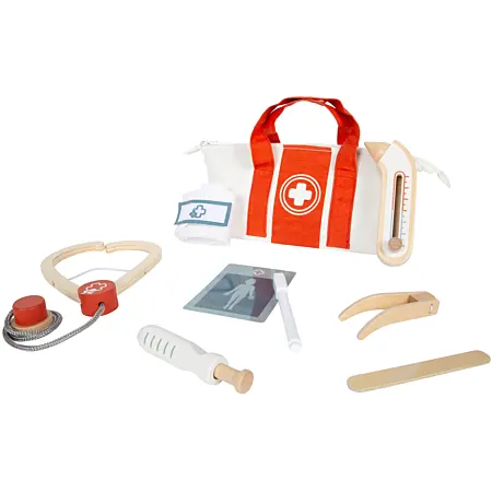 Mallette de médecin rouge