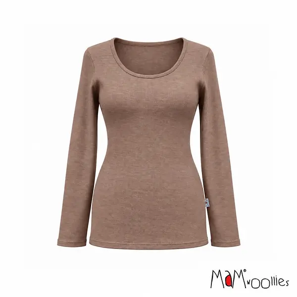 MaM T-shirt Femme manches longues en laine - coloris 2026