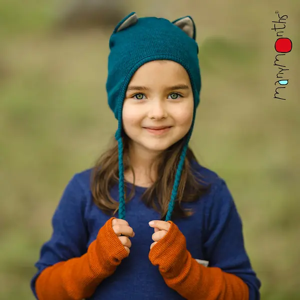 MANYMONTHS Bonnet CHAT en laine - divers coloris