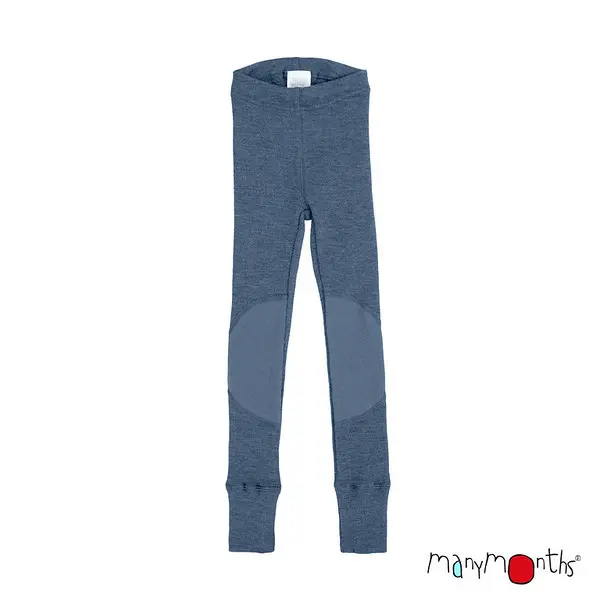 MANYMONTHS Leggings unisexe avec genouillères en laine - divers coloris