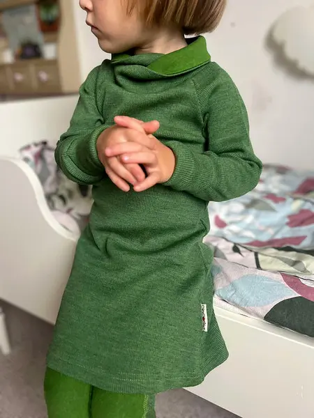 ManyMonths Robe Tunique en laine - coloris 2024