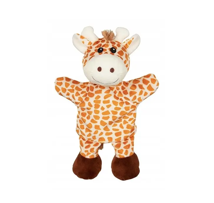 Marionnette girafe en peluche