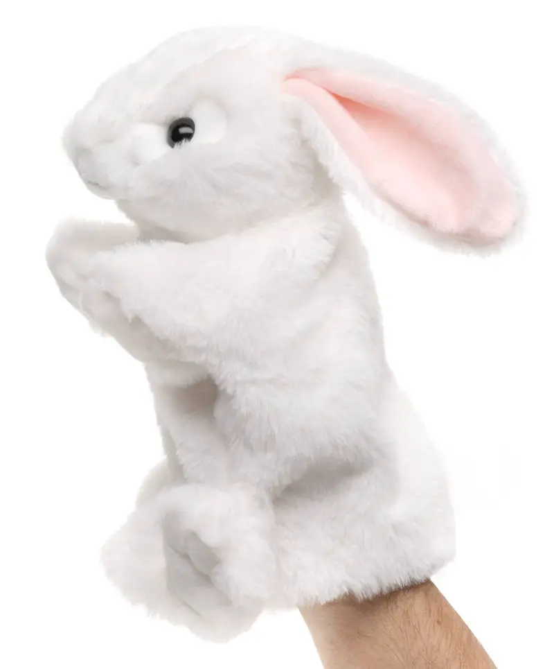Marionnette Lapin en peluche