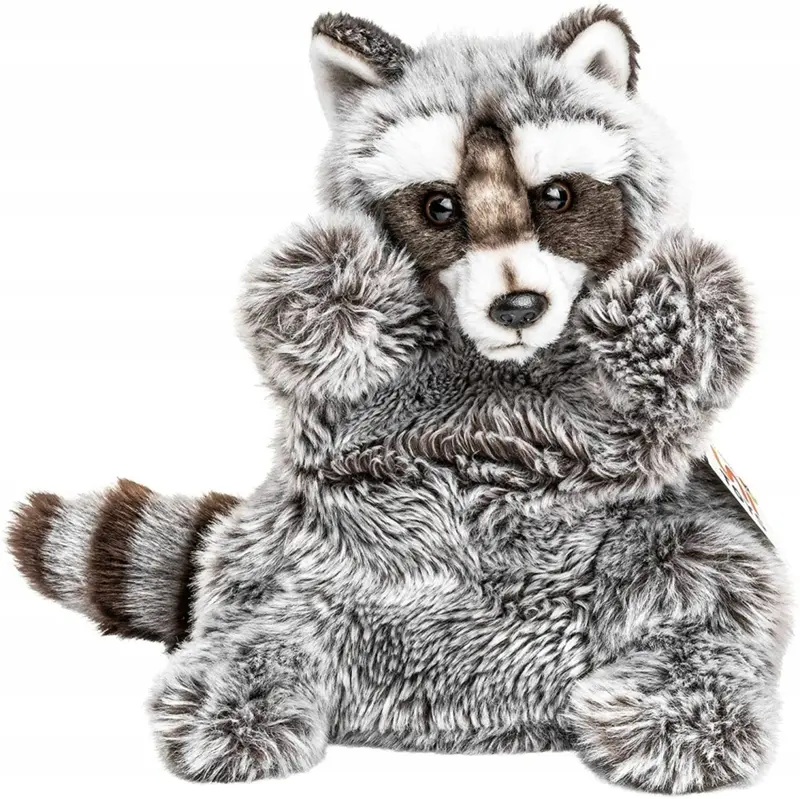 Marionnette Raton laveur en peluche