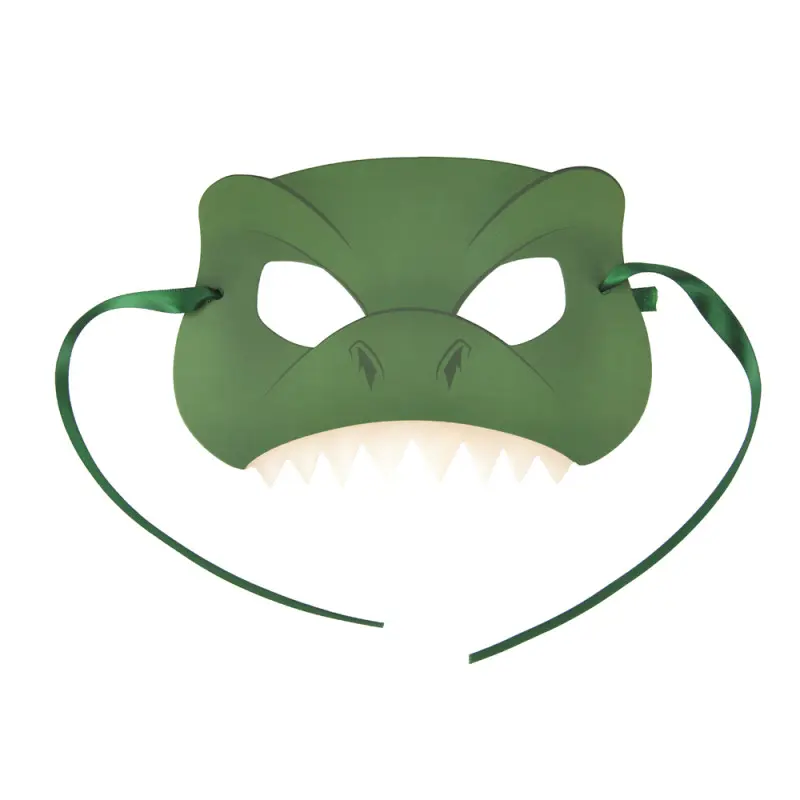 Masques dinosaures pour enfants - Lot de 8 en carton