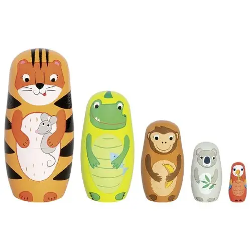 Matrioshka Tigre Tavi et ses amis