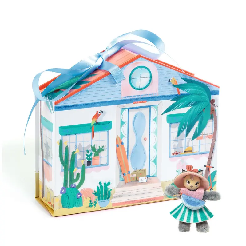 Mi House Mia - Kit maquette maison avec chat