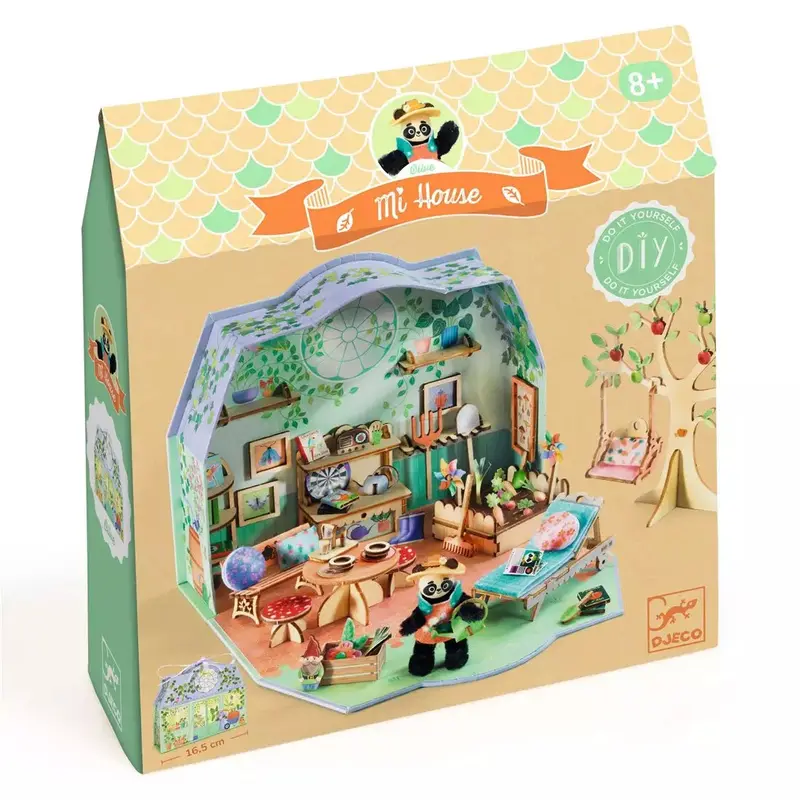Mi House Olive - Kit maquette maisonnette avec panda