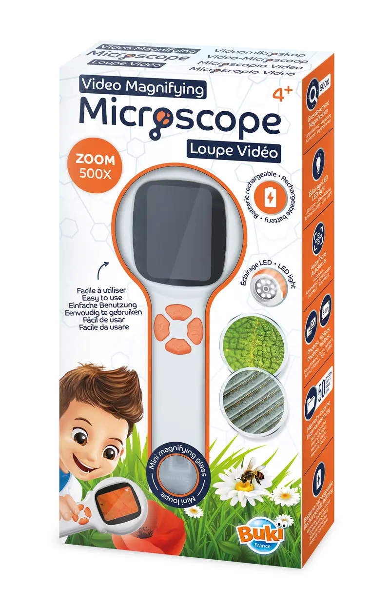 Microscope loupe vidéo