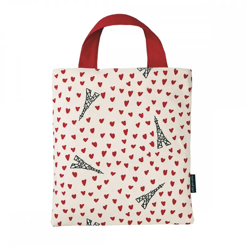 Mini Tote bag Cœurs