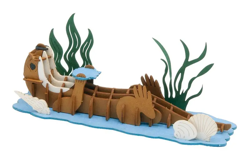Modèle en Papier 3D Loutre - Fridolin