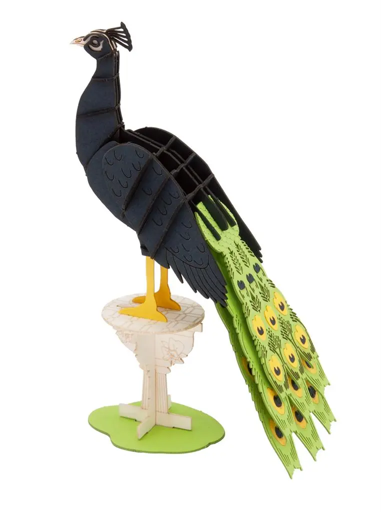 Modèle en Papier 3D - Paon