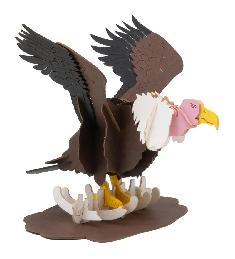 Modèle en Papier 3D - Vautour Blanc