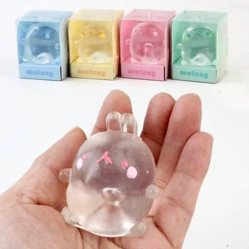 Molang Figurine Squishy Mochi Transparente