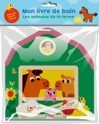 Mon livre de bain les animaux de la ferme