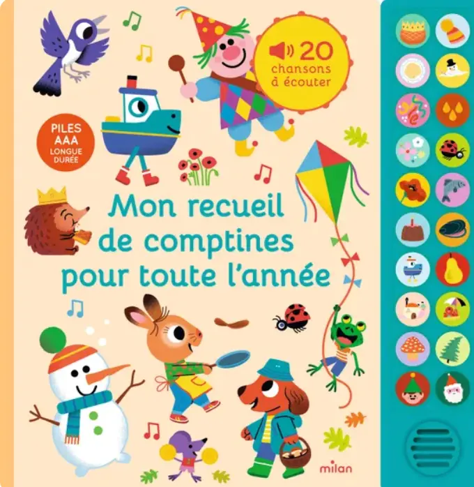 Mon recueil de comptines pour toute l'année