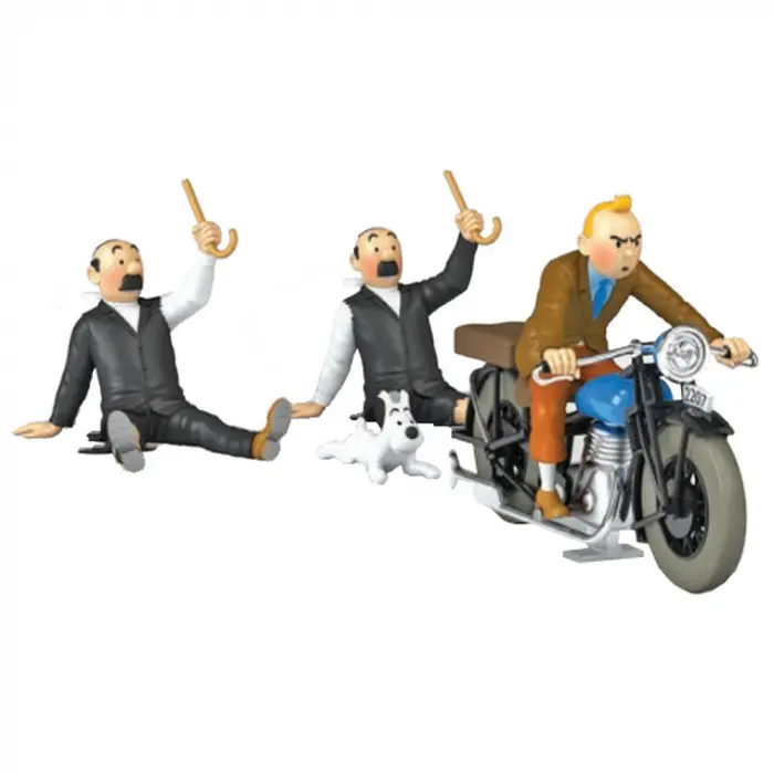 Moto Tintin Dupond et Dupont 1/24