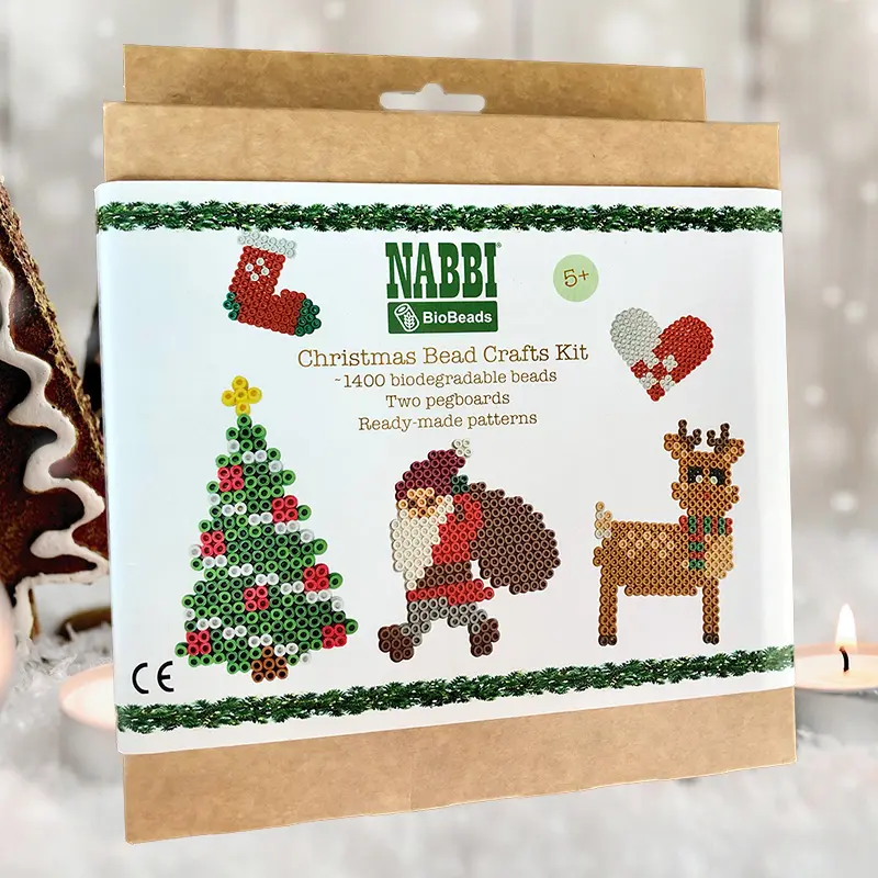 NABBI Kit de Perles à Repasser Père Noël