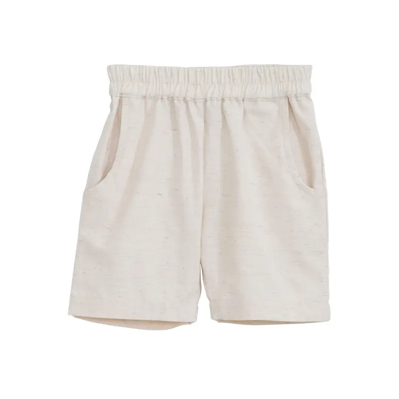 Nettle et Organic Cotton Pocket Shorts - Birch - 2-11y