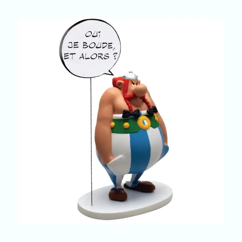 Obélix "Oui je boude" - Figurine Astérix résine