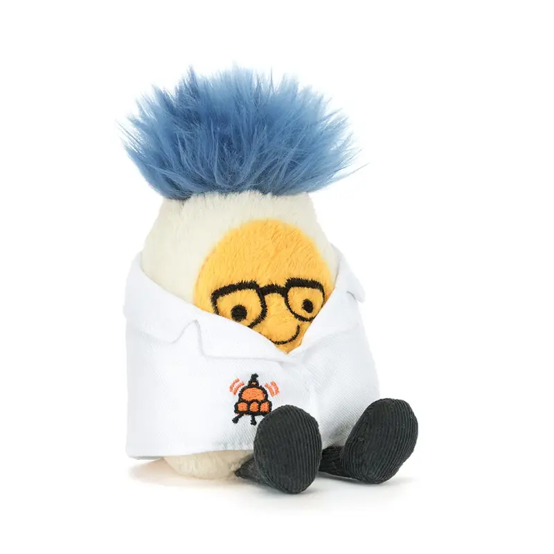 Oeuf dur en Tenue de scientifique