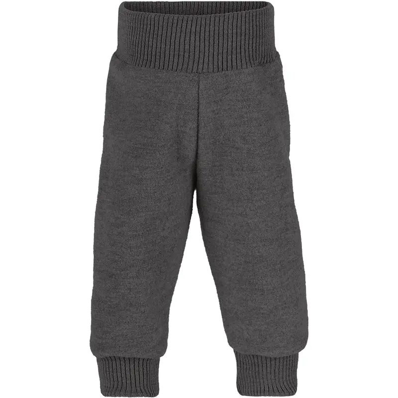Organic Boiled Wool Pants - Slate - 9m-6y