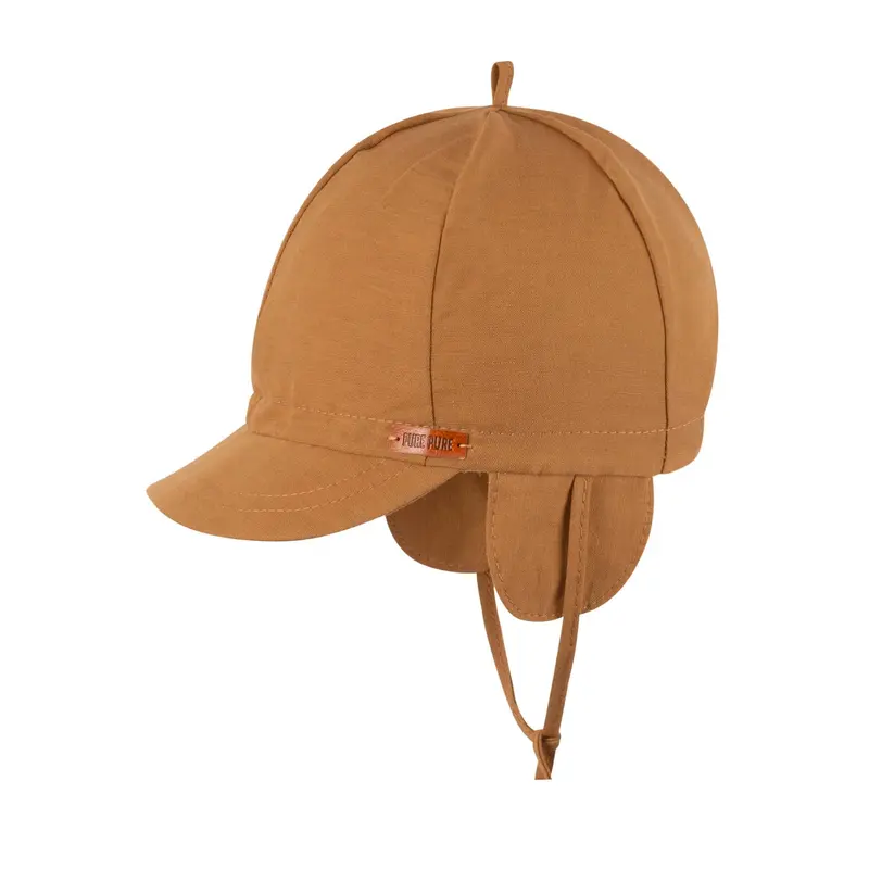 Organic Cotton & Linen Summer Cap - Sahara - 4m-3y