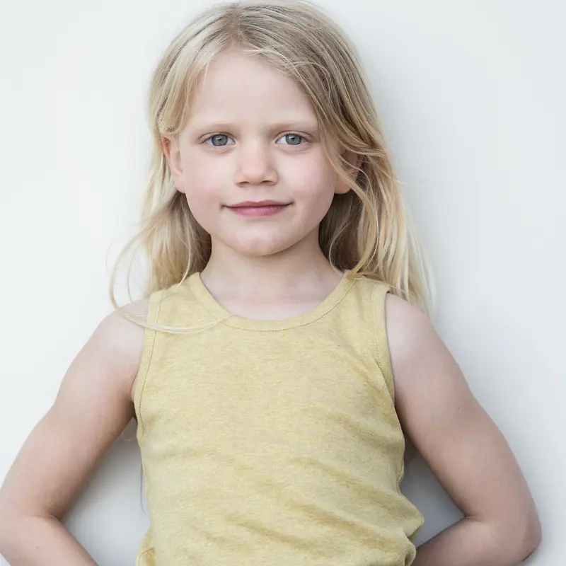 Organic Cotton Tank Top - Chamomile - 2-11y