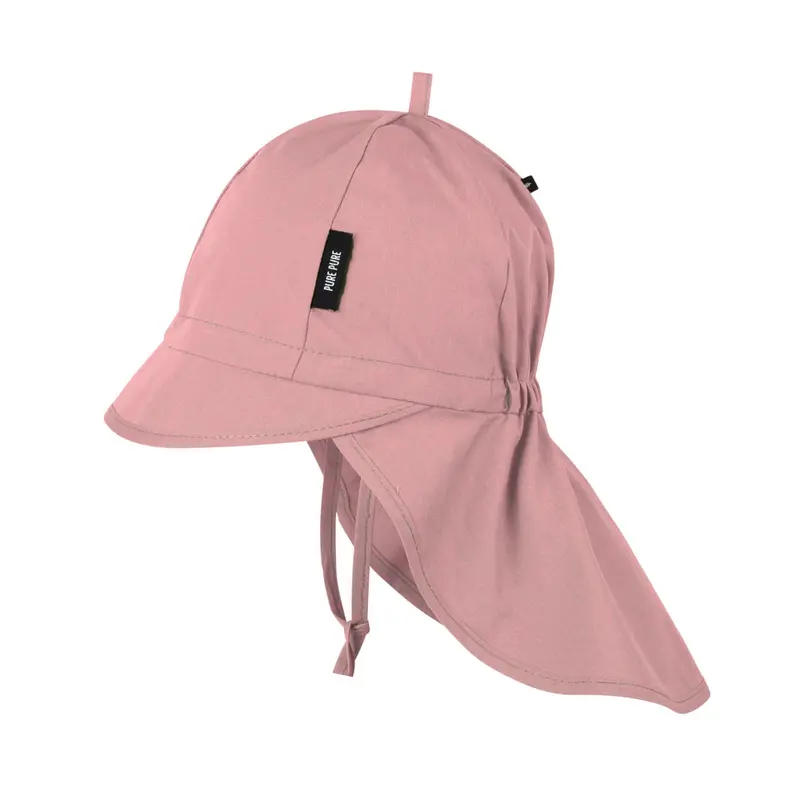 Organic Summer Cap UV Protection - Dusty Rose - 6m-4y