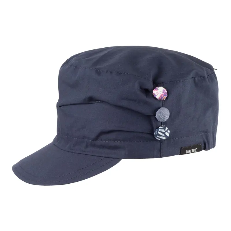 Organic Summer Cap UV Protection - Indigo - 1-8y