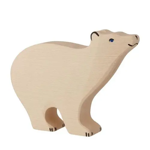 Ours polaire - Figurine bois