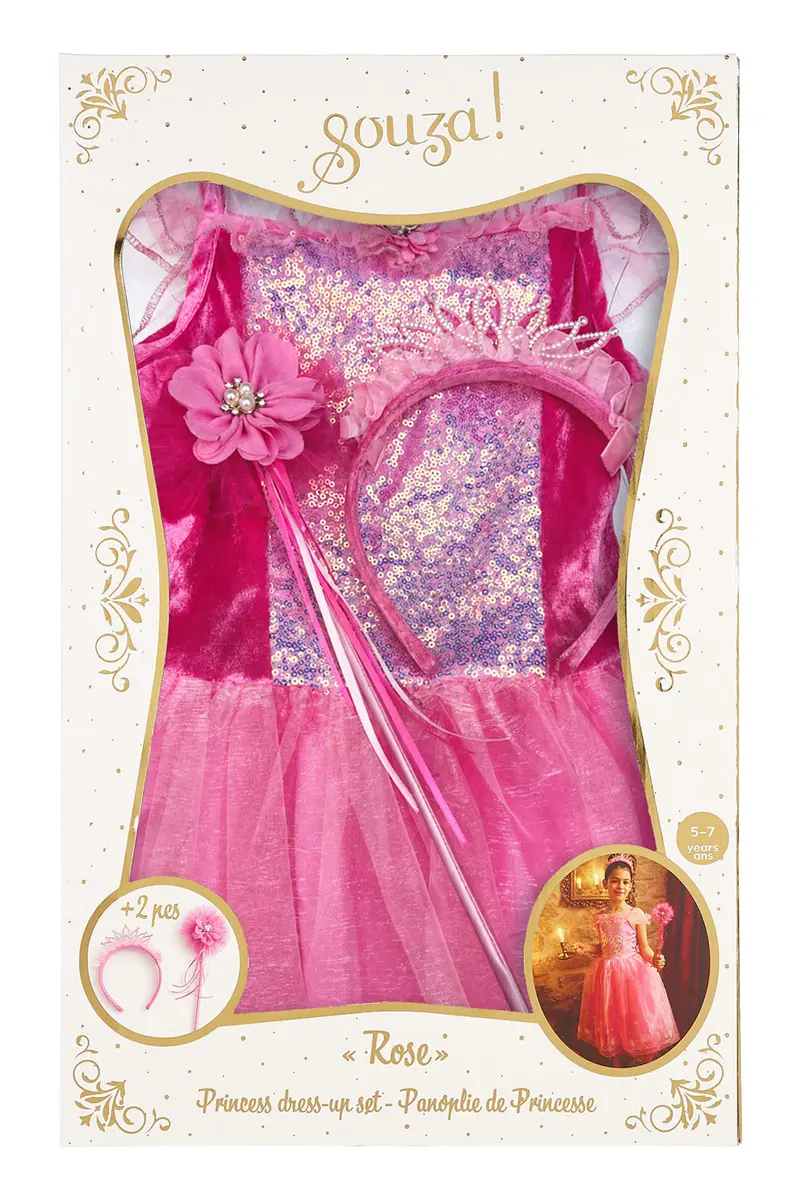 Panoplie de princesse Rose