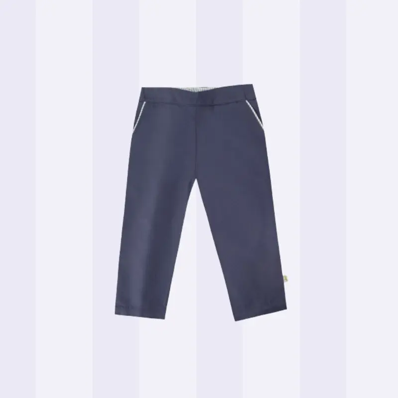 Pantalon Belette bleu mer